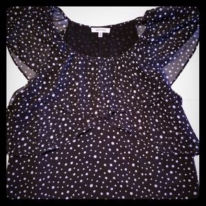 Sleeveless Polka dots top
